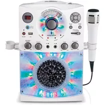 Máquina De Cantar Karaoke, Máquina Bluetooth, Usb, Cd, Blanc