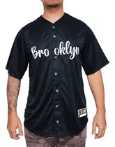 Camisa Baseball Masculina M10 Dunk Brooklyn