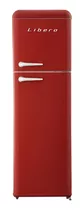 Refrigerador Retro 239 Litros Lrt-280dfrr Rojo Libero