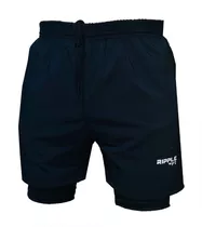 Pantaloneta Con Licra Hombre 2 Bolsillos Original Ripple