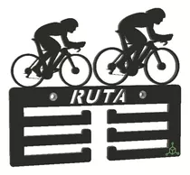 Medallero Ciclismo Ruta Colgador De Muro Para Ciclistas