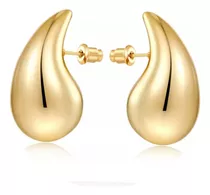 Aretes De Gota De Cúpula Gruesa, Gota De Agua