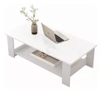 Mesa De Centro Minimalista Moderna De Madera Para Sala H32w