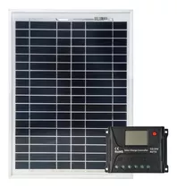 Kit Painel Placa Solar Controlador Solar Regulador 20w 