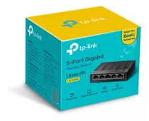 Hub Switch 5 Pts Gigabit 10/100/1000mbps Ls1005g Tp-link