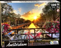 Ogo Quebra Cabeça Paisagem Amsterdam Holanda Puzzle 500 Pçs