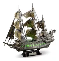 Quebra Cabeça 3d Cubicfun (led Verde) 360 Peças Navio Nf