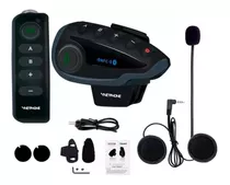 Intercomunicador Moto Bluetooth Ejeas V8 Control Remoto 