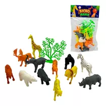 Brinquedo Animais Selvagens Sortidos Coleção Selva Miniatura