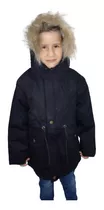 Campera Abrigo Parka Nene Y Nena Con Corderito - Unisex 