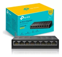 Switch Hub 8 Portas Tp-link Ls1008g Gigabit 10/100/1000 