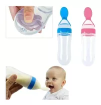Cuchara Dispensadora Para Sopas, Jugos Y Papillas Para Bebés Color Rosa