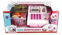 Caixa Registradora Infantil C/ Acessorios Multikids Rosa