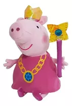 Pelucia Peppa Pig Princesa Fada Porquinha Rosa