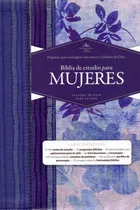 Biblia De Estudio Para Mujer Rvr Azul Floreado Tela Impresa®