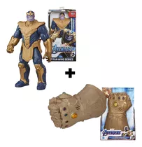 Manopla Do Infinito E Boneco Thanos Marvel Hasbro