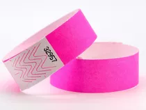 100pulseras Sin Impresión Para Eventos Tyvek Control 