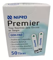 50 Tiras Reactivas Nipro Premier
