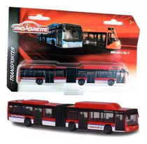 Majorette Onibus City Transporter Vários Modelos 1/64