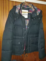 Campera Pluma Abercrombie & Fitch Importada Con Capucha T. L