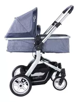 Carriola De Paseo Evenflo Advanced Legacy Dlx Azul Con Chasis Color Plateado