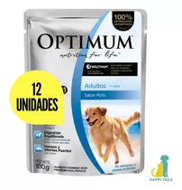 Optimum Pouch Perro Adulto Caja X 12 Uni - Happy Tails