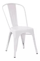 Silla Tolix De Metal - Blanca