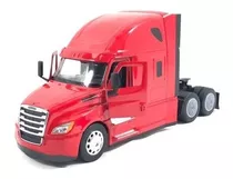 1/32 Trailer Freightliner Cascadia Welly Color Rojo