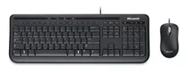 Teclado E Mouse Com Fio Desktop 600 Usb Preto Microsoft 