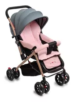 Cochecito De Paseo Love 172 Rosa 05 Con Chasis Color Negro