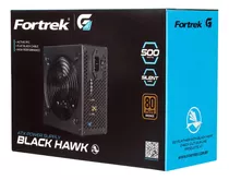 Fonte Atx Power Supply Black Hawk 500w 80plus Bronze C/ Nota