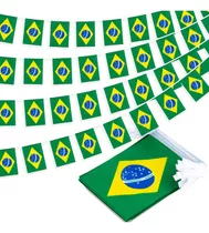 Banderines De Brasil  Mundial De Futbol De Qatar 2022 