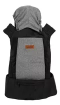 Mochila Porta Bebe Carestino Capucha  3 En 1 Negro/gris