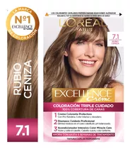 Kit De Coloración Excellence Creme L' Oréal Paris Tono Tono 7.1 Rubio Ceniza