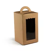 Paq. 10 Cajas Craft (17x10x10cm) Ideal Para Vasos O Galletas