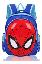 Mochila Preescolar Spider Man 3d Dibujos Animados