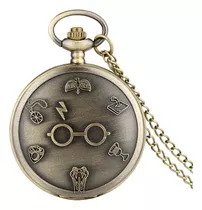 Collar Reloj Diseño Harry Potter Hp Lentes Muy Bonito