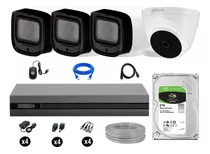 Kit 4 Cámaras Seguridad Fullhd + 2tb Mayor Alcance Varifocal