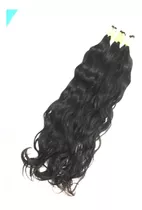 Cabelo Humano Liso Ondulado Virgem 60cm, 50gr Pontas Cheias Cor Castanho