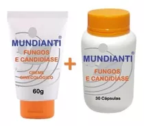 Kit  Fungisida 60 Gr  Candidíase+ Crema Vaginal 30 Cáps