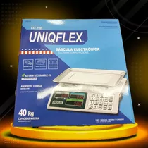 Balanza Electrónica Bascula Peso Digital 40 Kg Uniqflex