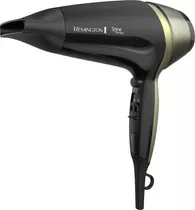 Secador De Pelo Remington Shine Therapy Negro Y Verde