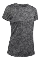 Polera M/c Mujer Tech Ssc Twist-blk Negro Under Armour