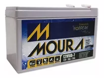 5 Bateria Selada Vrla Para Alarmes Nobreaks 12v 7ah Moura