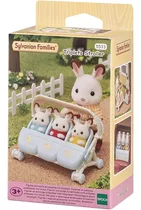 Sylvanian Families Carrito De Trillizos Infantil Niños Febo