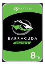 Hd 8tb Seagate Barracuda 5900rpm Sata 3 6gb/s 256mb Cache Cor Prateado