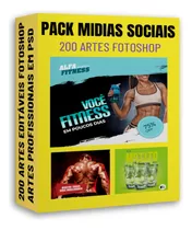 Mídias Sociais Editáveis Em Photoshop 200 Artes Premium