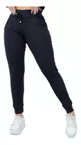 3 Calça Ribana Feminina Jogger Moletinho Cotton Atacado