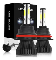 Kit Focos Led 9007 Hb5 4 Caras 20000lm 52w For Ford