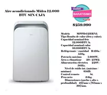 Aire Acondicionado Midea 12000 Btu Sin Caja